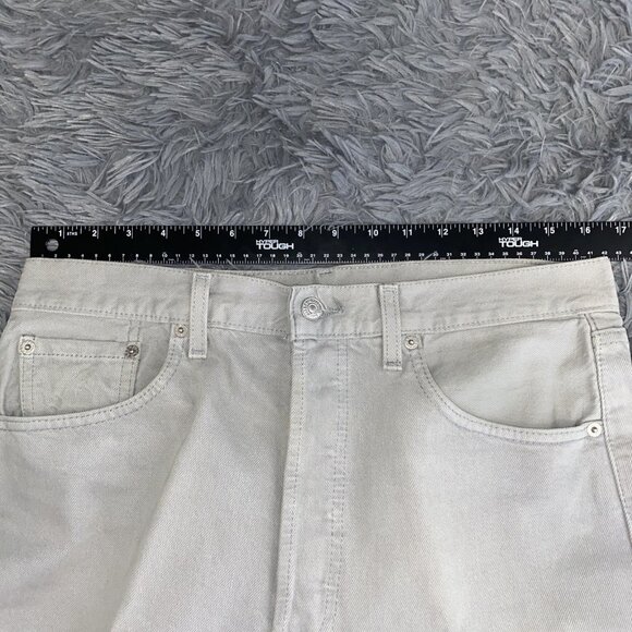 VTG Levis 501 Men’s 34x30(34x31.5) Light Wash Straight Leg Button Fly USA Y2K - Picture 3 of 11